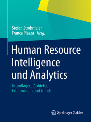 cover image of Human Resource Intelligence und Analytics